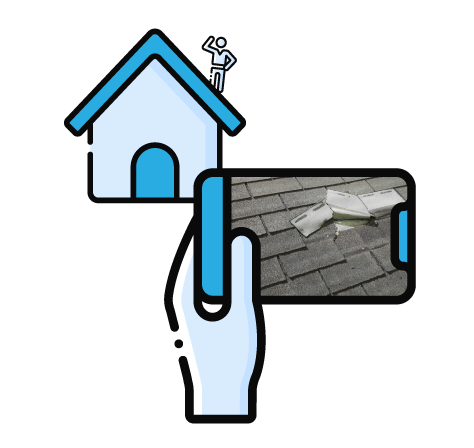 A skilled roofer visits your home